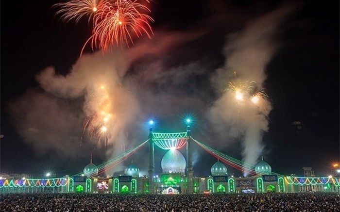 میزبانی مسجد جمکران از 3 میلیون زائر در جشن‌های نیمه شعبان
