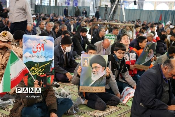 اجتماع مردم چهارمحال و بختیاری به مناسبت سالروز حماسه نهم دی