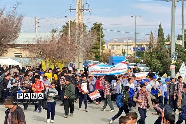 راهپیمایی حماسه ٩ دی در شهرستان بیضاء