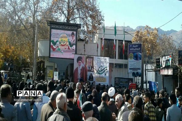 حماسه ٩ دی در شهرستان استهبان