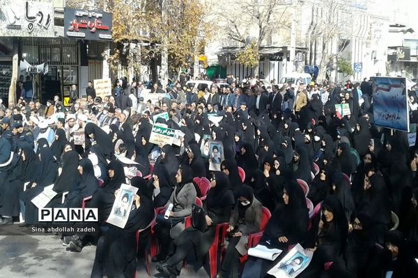 حماسه ٩ دی در شهرستان استهبان