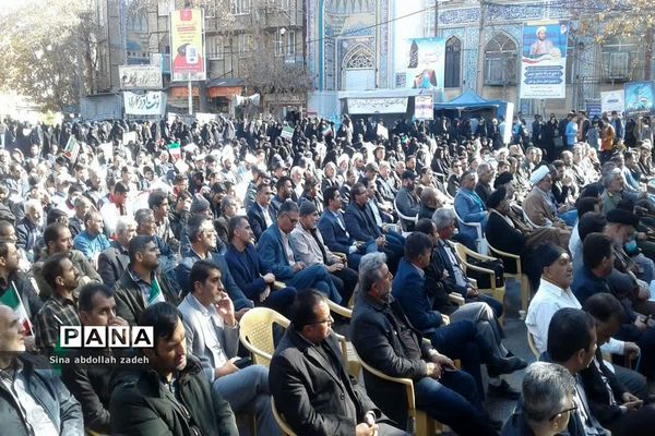 حماسه ٩ دی در شهرستان استهبان