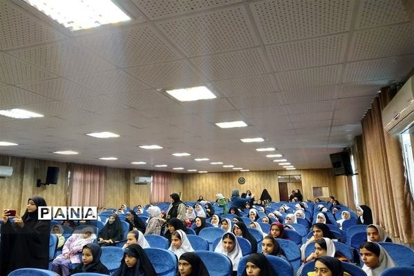 مراسم اختتامیه مسابقات فرهنگی و هنری ،قران،عترت و نماز(دختران) در شهرستان قدس