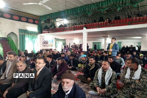 مراسم چهارمین سالگرد شهادت حاج قاسم سلیمانی در روستای گزکوه