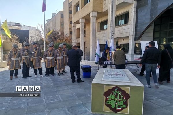 برپایی موکب زهرایی فرزندان حاج قاسم سازمان دانش‌آموزی فارس