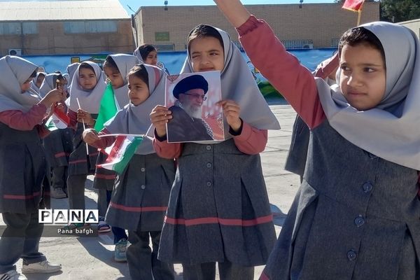 مراسم یادبود شهدای گلزار کرمان در مدارس شهرستان بافق