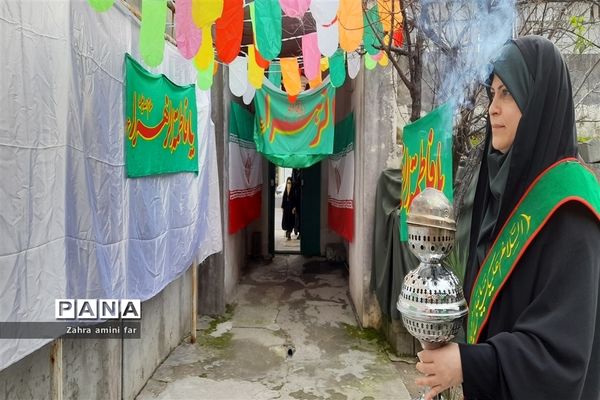 مراسم میلاد حضرت فاطمه (س) و سالگرد شهادت حاج قاسم سلیمانی در شهرستان نور