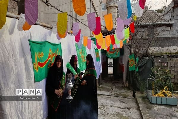 مراسم میلاد حضرت فاطمه (س) و سالگرد شهادت حاج قاسم سلیمانی در شهرستان نور