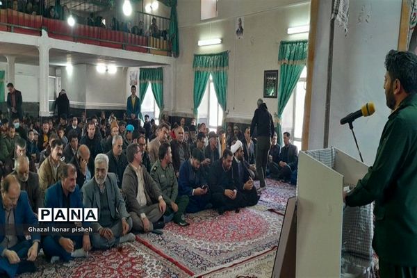 گرامیداشت سالروز شهادت سردار سلیمانی در روستای گزکوه