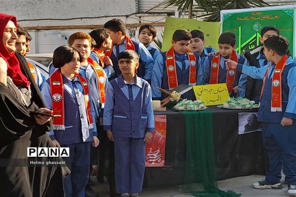 مراسم سالگرد سردار سلیمانی در اداره آموزش و پرورش شهرستان قائمشهر
