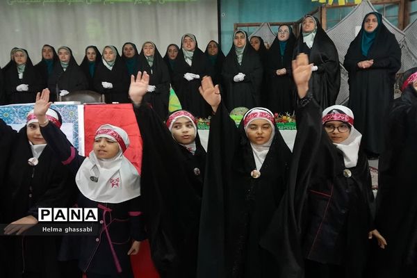 مراسم سالگرد سردار سلیمانی در اداره آموزش و پرورش شهرستان قائمشهر