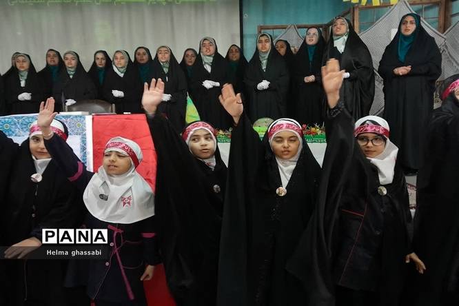مراسم سالگرد سردار سلیمانی در اداره آموزش و پرورش شهرستان قائمشهر