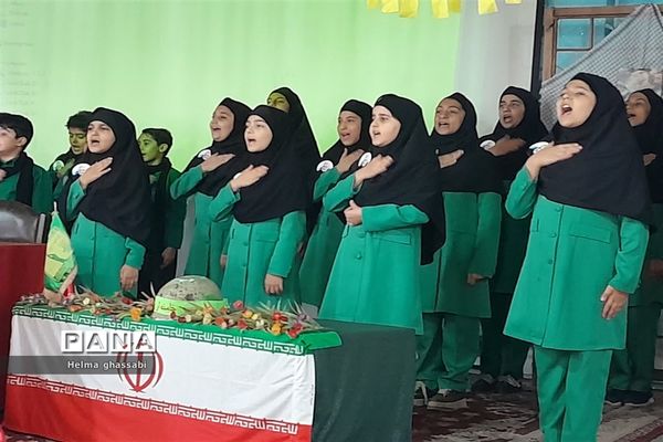 مراسم سالگرد سردار سلیمانی در اداره آموزش و پرورش شهرستان قائمشهر