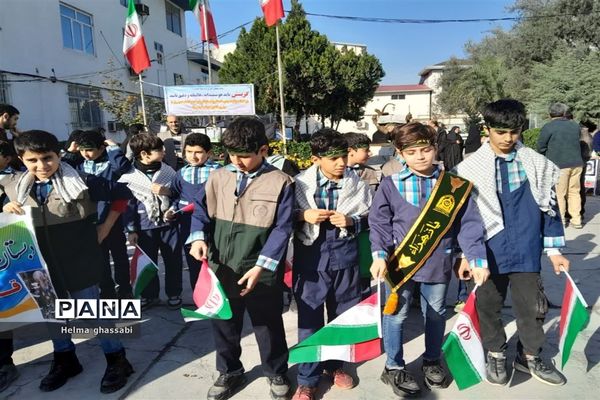 مراسم سالگرد سردار سلیمانی در اداره آموزش و پرورش شهرستان قائمشهر