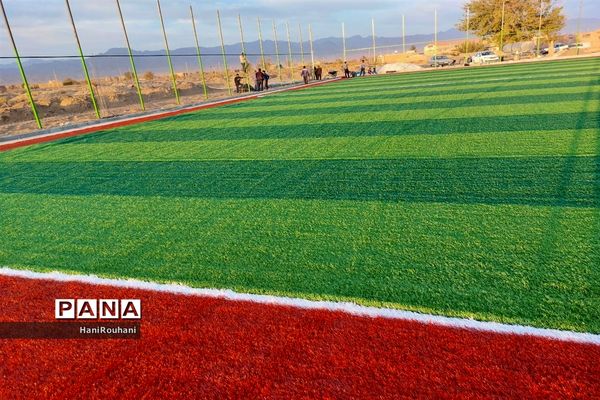 افتتاحیه ی چمن مصنوعی روستای ارغا ی خلیل اباد