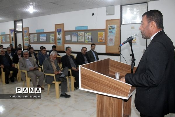 مراسم چهارمین سالگرد شهادت سردار حاج قاسم سلیمانی در آموزش و پرورش استان بوشهر