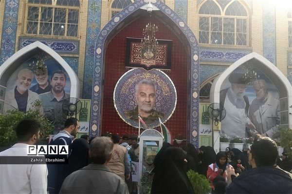 حال و هوای گلزار شهدای کرمان بعد از حادثه تروریستی