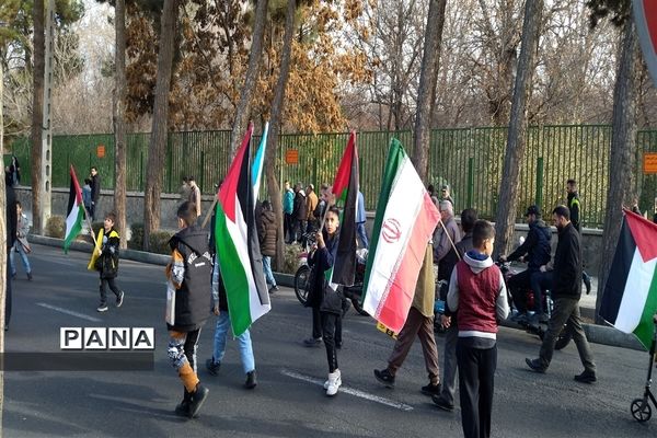 راهپیمایی محکومیت حادثه تروریستی کرمان در  البرز