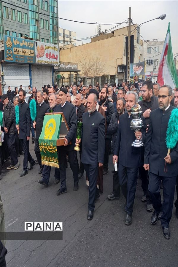 مراسم تشییع پیکر دانشجو معلم شهیده فائزه رحیمی