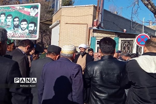 راهپیمایی مردم شیروان در محکومیت حمله تروریستی  گلزار شهدای کرمان