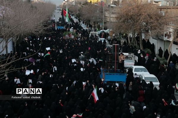 تشییع  شهدای حادثه تروریستی کرمان در مشهد مقدس
