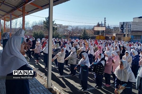 مراسم بزرگداشت شهدای کرمان در مدرسه خواهران بابایی  دماوند