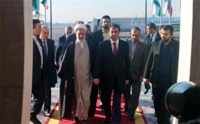رئیس مجلس ملی تاجیکستان دقایقی پیش با استقبال ذوالنوری وارد تهران شد