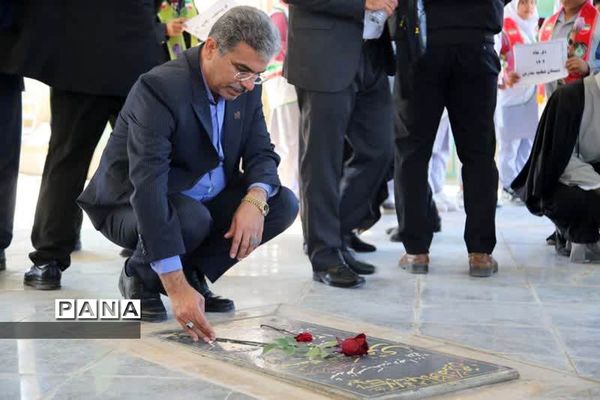 حضور معاون پرورشی و فرهنگی اداره کل آموزش و پرورش استان بوشهر در تنگستان