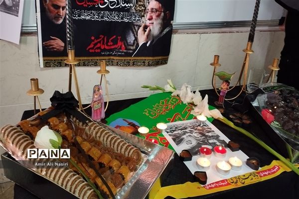 مراسم یادبود شهدای دانش‌آموز حادثه تروریستی کرمان در دبستان امام حسین (ع)ملارد