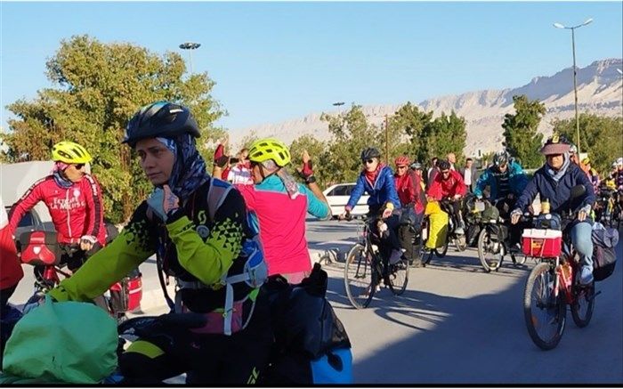 حضور بزرگترین تور دوچرخه‌سواری کشور در پارسیان/ فیلم