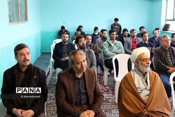 مراسم گرامیداشت شهدای دانش‌آموز حادثه تروریستی گلزار شهدای کرمان در چناران