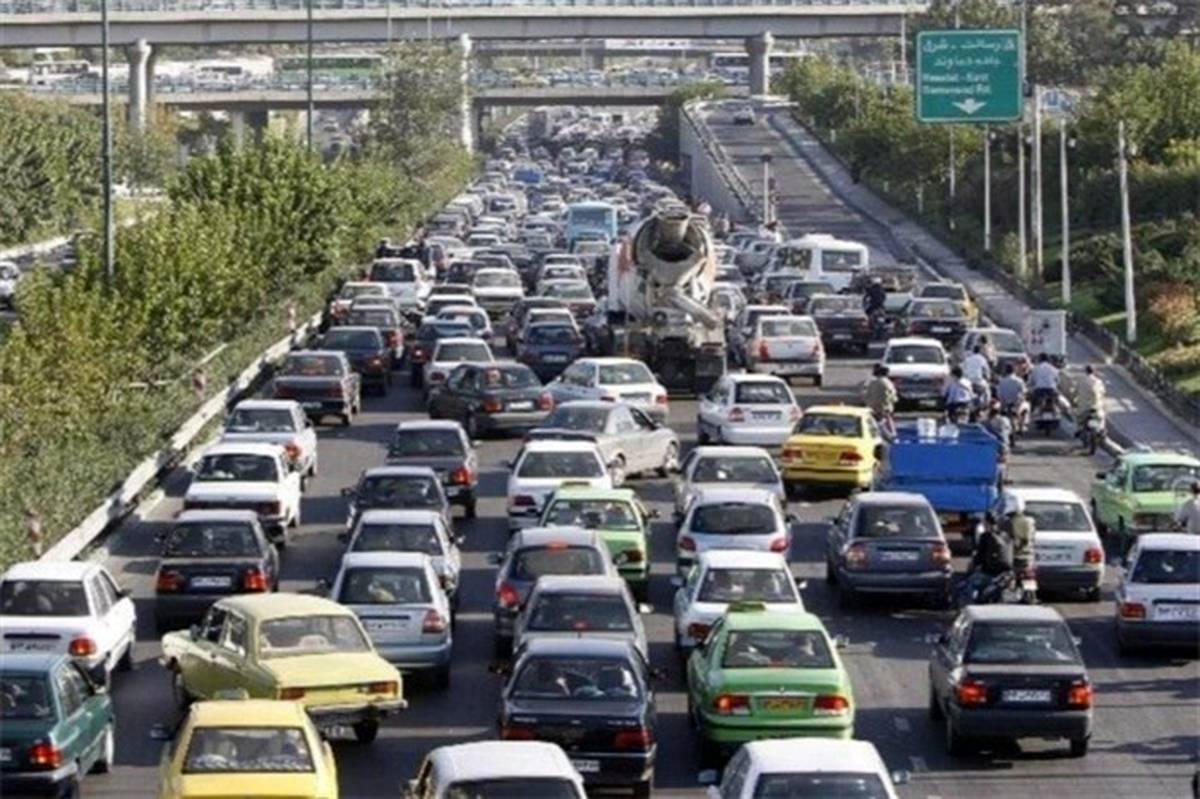 ترافیک سنگین صبحگاهی در برخی بزرگراه‌های تهران