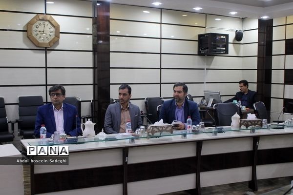 جلسه ستاد امتحانات و حفاظت آزمون در بوشهر