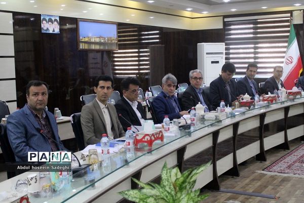 جلسه ستاد امتحانات و حفاظت آزمون در بوشهر