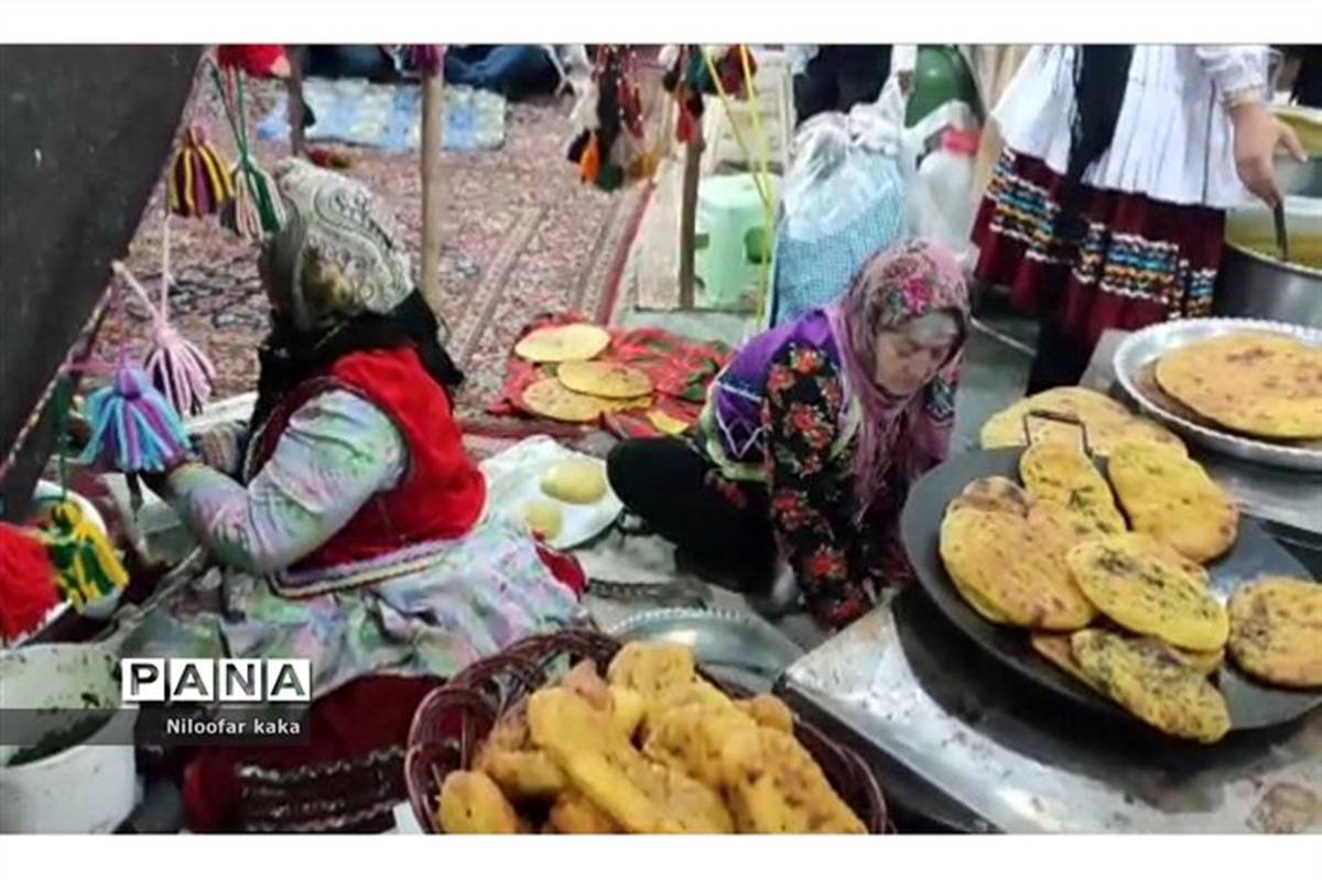 نان محلی هنر دست زنان ایرانی/ فیلم