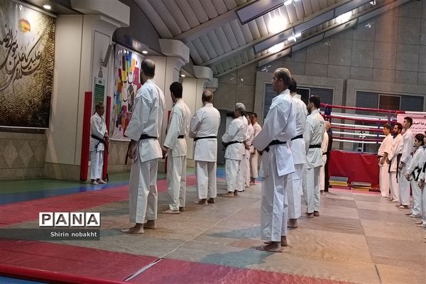 برگزاری برنامه کشوری کاراته در سالن ورزشی آستان قدس رضوی