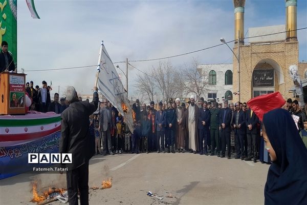 راهپیمایی ۲۲ بهمن در شهرستان بام و صفی‌آباد