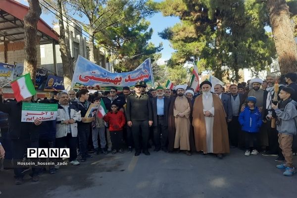 حضور گسترده مردم اسفراین در جشن ۴۵ سالگی انقلاب