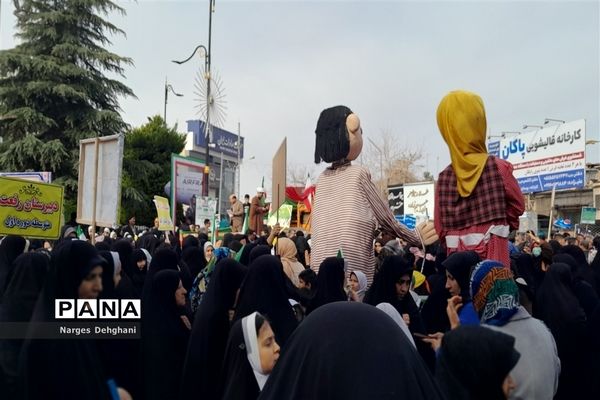 راهپیمایی یوم الله ۲۲ بهمن در شهرستان کاشمر