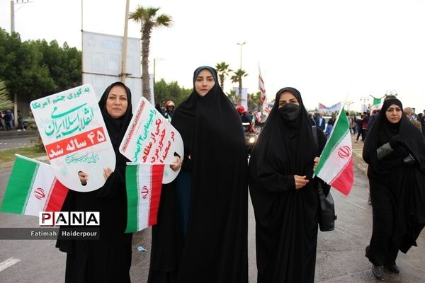 راهپیمایی ۲۲ بهمن در بوشهر