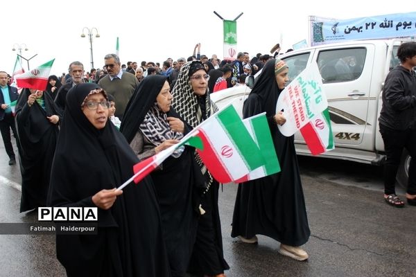 راهپیمایی ۲۲ بهمن در بوشهر