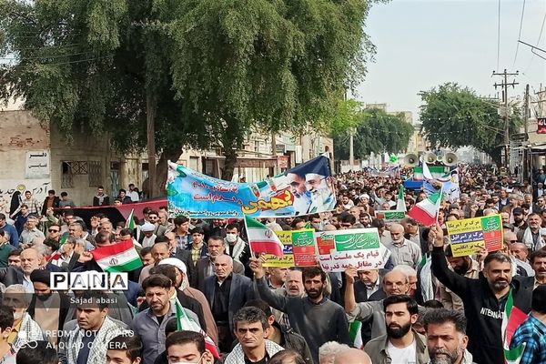 راهپیمایی ۲۲ بهمن در شوشتر