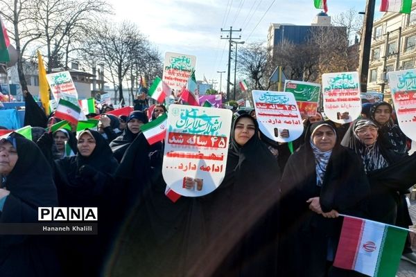 راهپیمایی ۲۲ بهمن در آمل
