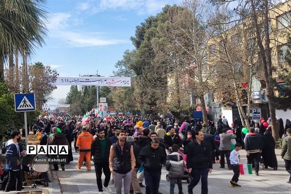 راهپیمایی 22 بهمن در شیراز