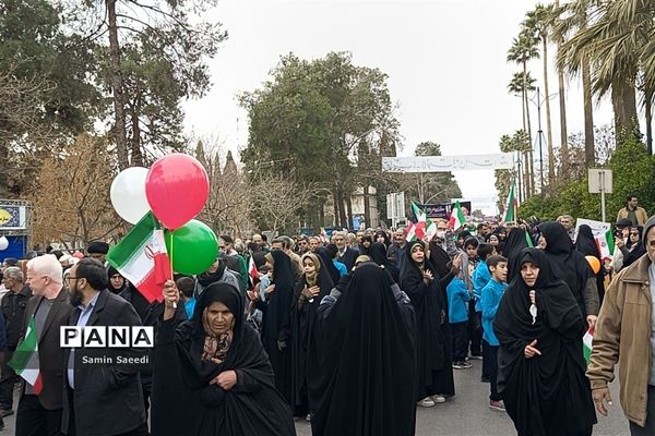 راهپیمایی 22 بهمن 1402 در شیراز