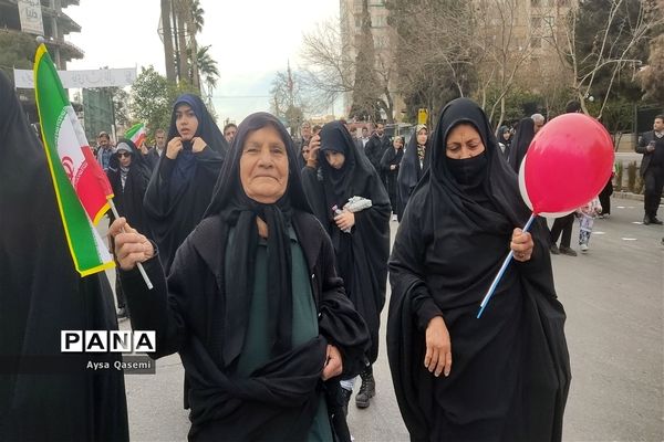 راهپیمایی 22 بهمن 1402 در شیراز