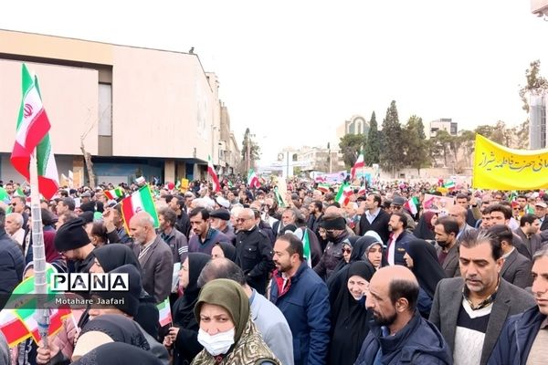 راهپیمایی 22 بهمن 1402 در شیراز