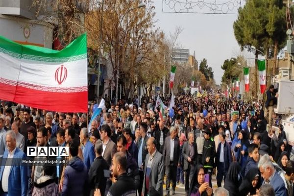 مراسم راهپیمایی یوم الله 22 بهمن در شهرستان سبزوار