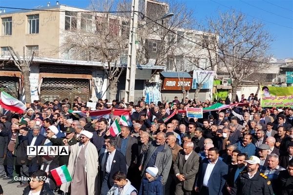 حضور پرشور مردم خرمدره در راهپیمایی ۲۲بهمن