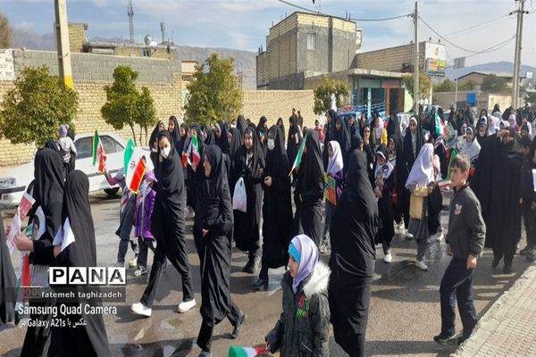 راهپیمایی ۲۲بهمن منطقه ششده و قره بلاغ